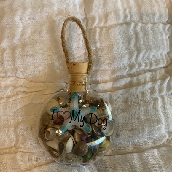 None Other - NWOT I Love My Dog Christmas Ornament